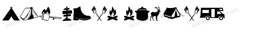 Camping Ground字体转换